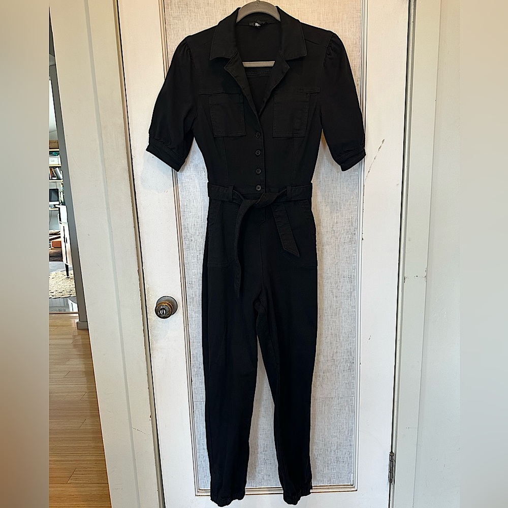 Paige  Mayslie jumpsuit in black EUC. Size 2